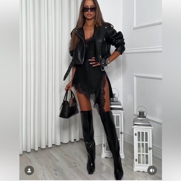 Zara Black Lace Top - Picture 4 of 6